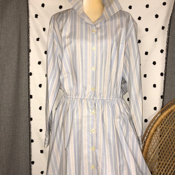 Vintage Corbin Ltd Buttondown Shirt Dress